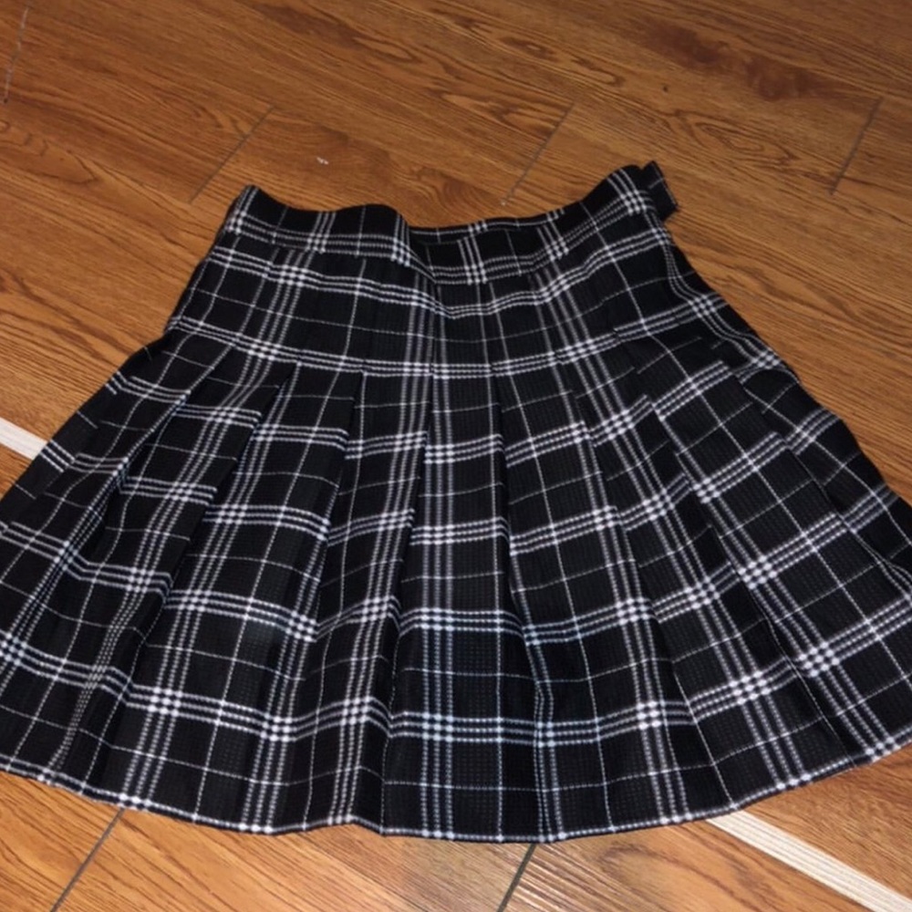 Aesthetic plaid skirt